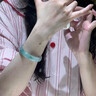 珒珏 翡翠手镯 女士玉手镯冰糯种飘花处理平安镯送妈妈老婆节日礼物 内径59-60mm(附鉴定证书) 实拍图