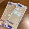 国誉(KOKUYO)B6手账笔记本子Campus MO活页手帐本配件·模板尺 日程款 WCN-CDTYS02 实拍图
