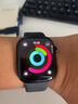Apple/苹果 Watch Series 10 智能手表GPS+蜂窝款46毫米亮黑色铝金属表壳黑色运动型表带M/L MWYK3CH/B 实拍图