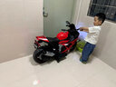 慕迪尼儿童电动摩托车宝宝男女小孩玩具车电瓶车可坐大人代步充电机车子 黑色:厂家直销+终身质保 下单中配摩托全部升级为高配发货 实拍图