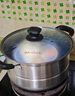 美厨（maxcook）二层蒸锅34cm 不锈钢复底蒸锅 电磁炉通用 适合2-8人 MBZ-34 实拍图
