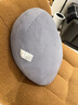 MUJI可当成腰垫使用的柔软靠垫 抱枕腰托靠枕腰靠 蓝色 55*40*20cm 实拍图