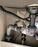 潜水艇（Submarine）厨房洗菜盆下水管防臭双槽水槽下水器套装洗碗池排水管下水器全套 【套装】双槽下水管+110提篮*2 实拍图