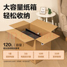 得力(deli)10只50mm混浆250g牛皮纸文件盒 档案盒 凭证文件考试收纳  财会用品 27045 实拍图