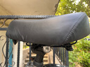 电动车坐垫加厚车座超软高弹震座子电瓶自行车鞍座通用座垫 四个弹簧牛蛙黑+工具 实拍图