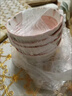 佩尔森（CERAMICS）网红草莓兔陶瓷碗盘筷餐具套装家用釉下彩儿童米饭碗菜盘子沙拉碗 5英寸碗4个装 4头 实拍图