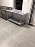 京季不锈钢工作台操作台长方形商用饭店置物架台面厨房切菜桌子打荷台 加厚单层高80CM 长60宽40高80CM 实拍图
