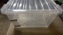 【大牌同厂】带轮收纳箱特大号储物箱书箱玩具整理用品 【透明16L】38*28*22cm 实拍图
