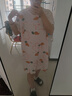 棉绸睡裙女夏薄款2025新款睡衣韩版甜美少女网红家居外穿裙子QM 胡萝卜小兔2301 均码 (90-140斤内穿) 实拍图