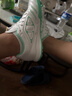 KELME/卡尔美成人足球鞋男比赛TF碎钉球鞋学生透气防滑球鞋873701 白清新绿 40 实拍图