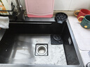 万和【店长推荐】双槽改大单槽厨房水槽304不锈钢洗碗池家用小米粒 5MM小米粒+【四挡瀑布抽拉】三孔 5MM加厚面板88X48【大宽度尺寸】 实拍图