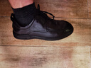 百丽时尚通勤商务皮鞋男新款真皮舒适休闲皮鞋A1084BM3 黑色-常规款 40 (250mm) 实拍图
