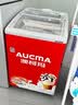 澳柯玛（AUCMA）商用卧式冷冻柜冰柜全篮筐 弧形玻璃门展示柜雪糕展示柜 超市冰淇淋速冻冷柜 -30℃ 0.58米长 152升 可拆卸灯箱  SD-152D 实拍图