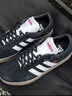 adidas T头鞋 VL COURT复古板鞋德训鞋男女阿迪达斯轻运动   黑色/白色JS3004   41 实拍图