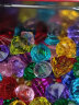 韩裴内思儿童钻石宝石仿水晶女孩塑料亚克力七彩色公主城堡宝箱宝藏 20mm钻石60颗（袋装） 实拍图