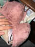 好奇蜜斯【寇莉】蕾丝小胸聚拢显大内衣女无钢圈性感纯欲法式胸罩文胸套装 干枯玫瑰色 75B 实拍图