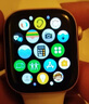Apple/苹果 Watch Series 10 智能手表GPS款42毫米玫瑰金色铝金属表壳淡桃粉色运动型表带S/M MX1R3CH/B 实拍图