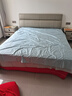 MIDO HOUSE铭都100支长绒棉纯棉贡缎床上四件套天空蓝配雅士灰 1.5m床单款 实拍图