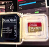 闪迪（SanDisk）128GB TF(MicroSD)内存卡 4K极速金卡A2 V30 U3行车记录仪 运动相机无人机 监控存储卡 读190MB/s 实拍图