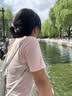 途尊薄荷曼波绿双肩包包女式2024新款潮韩国水桶包百搭ins单肩腋下包 黑色 带挂件白色长腿云朵 实拍图