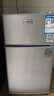 华宝小冰箱小型家用出租房用冷藏冷冻两用一级能效节能省电迷你宿舍寝室办公室二门电冰箱 万人推荐-48L银色-三天约一度电 实拍图
