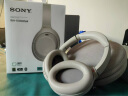 索尼（SONY）WH-1000XM4 无线智能降噪 头戴耳机 蓝牙5.0（1000XM3升级款）铂金银 实拍图