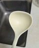 拜格（BAYCO）硅胶厨具套装五件套 锅铲 汤勺漏勺饭勺食品夹奶白绿 BC5427 实拍图