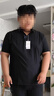 阿悠胖无痕大码商务POLO衫男2025新款冰丝高弹力翻领短袖T恤加肥加大夏 实拍图