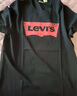 Levi's李维斯情侣美式宽松印花时尚简约舒适潮流纯棉圆领短袖T恤 黑色 002A0-0001 M 实拍图