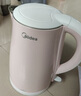 美的（Midea）烧水壶电热水壶电水壶 双层防烫 0涂层食品级304不锈钢 1500W快速沸腾 1.7L大容量 HJ1705 实拍图