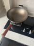 塔驰密司（touchmiss） 钛锅纯钛炒锅无涂层不粘锅炒菜锅家用圆底不沾燃气煤气灶适用 3.0厚底薄壁工艺全钛柄钛锅 0寸 38CM（适合4-10人 重1.75kg ） 实拍图