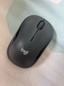 罗技（Logitech）M220 轻音鼠标 无线鼠标 办公鼠标 对称鼠标 带无线微型接收器 灰黑色 实拍图
