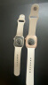 Apple【520礼物】Watch Series 10 智能手表GPS款46毫米玫瑰金色铝金属表壳淡桃粉色运动型表带S/M 实拍图