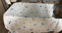 全棉时代 婴儿浴巾 新生儿童6层水洗纱布浴巾纯棉狮子飞机蓝115*115cm 实拍图
