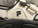 FILA FUSION斐乐玛丽珍凉鞋女鞋夏凉拖魔术贴海螺沙滩鞋子 微白/黑-WB 37.5 实拍图