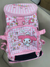 洲克（ZOKE）游泳背包儿童大容量收纳包干湿分离男女游泳健身运动游泳双肩包大 粉白格美乐蒂625605101 实拍图