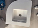 OUIPAD阳台陶瓷洗手盆台下盆嵌入式洗衣盆带搓板加深洗衣池菜盆水槽 WH500*445单盆+下水+搓板 实拍图