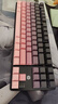 惠普（HP）GK200机械键盘有线办公游戏键盘 20种背光灯效 87键电竞键盘鼠标套装电脑外设键鼠 侧刻黑莓粉【键鼠套装-青轴】 实拍图