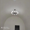 珺蒂 北欧客厅吊灯现代简约餐厅灯具套餐极简网红书房卧室自建房灯饰 黑色B款6头-三色led光源 实拍图