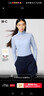 优衣库女装HEATTECH EXTRA WARM 混纺高领T恤/长袖 9%羊绒 478954 478954/61水蓝色 XL 实拍图