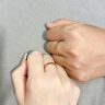 丹尼尔惠灵顿（DanielWellington）dw戒指饰品简约玫瑰金色男女对戒情侣指环生日礼物DW00400020 实拍图