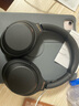 索尼（SONY） WH-1000XM4 头戴式无线耳机 蓝牙降噪耳机 网课游戏适用耳麦礼物送男女友学生 黑色 实拍图