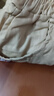 纯棉薄款春秋夏款大码九分裤女高腰宽松百搭灯笼裤休闲显瘦萝卜裤 卡其色 4XL 【建议160-175斤】 实拍图