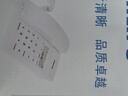 飞利浦(PHILIPS）电话机座机 固定电话 办公家用 免提通话 免电池 来电显示 CORD040白色  实拍图