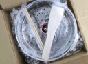荣事达（Royalstar）火锅专用锅电煮锅电火锅电热锅蒸煮一体电蒸锅 宿舍小火锅多功能小电锅 家用煎涮一体不粘锅 2.5L 【配不锈钢蒸笼】(1-2人) 实拍图