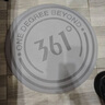 361°跳绳垫健身跳操舞蹈垫圆形瑜伽垫隔音减震环保TPE加厚10mm 灰色 实拍图