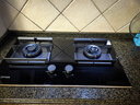 欧派（OPPEIN）燃气灶煤气灶70%热效率国家补贴天然气大面板液化气猛火灶磨砂面板双灶嵌入式台式两用 【800面板】AI智能调节火力-JJX64 液化气 实拍图