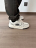 森馬（senma）男鞋2025秋冬新款青少年运动休闲国潮鞋子男士轻便小白鞋百搭板鞋 108白黑 41 实拍图