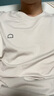 蕉内王一博同款3系纯棉睡衣男女士100%棉情侣家居服短袖短裤套装夏季 【长裤款素色-男】茶灰 L 实拍图