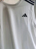 adidas简约速干舒适运动健身圆领背心男装夏季阿迪达斯官方 白   M   实拍图